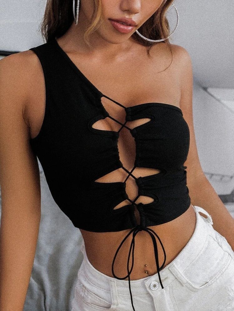 Crop top picapiedra siso zig zag